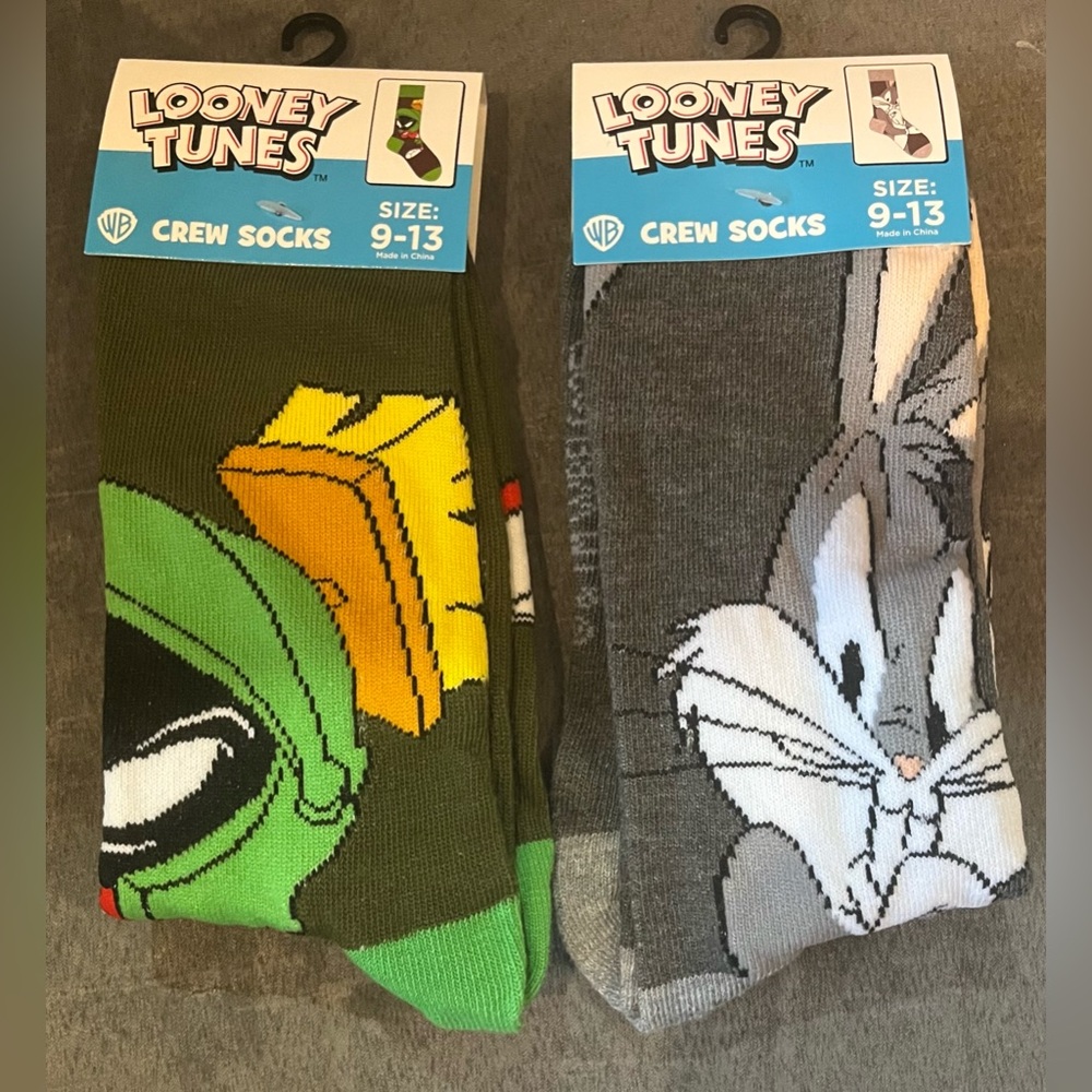 Socks Looney Tunes 2 Pairs NWT